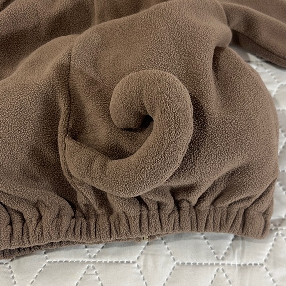 Carter's Monkey Fleece Sweater Jacket with Tail Baby Size 6-9 Months - Picture 5 of 5